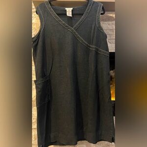 White Stag Large black sleeveless sheath dress